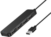 USB Hub 4-IN-1 Black
