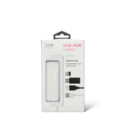 USB Hub 4-IN-1 - White