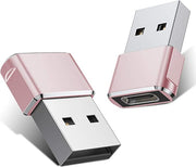 USB to type c adapter-Pink