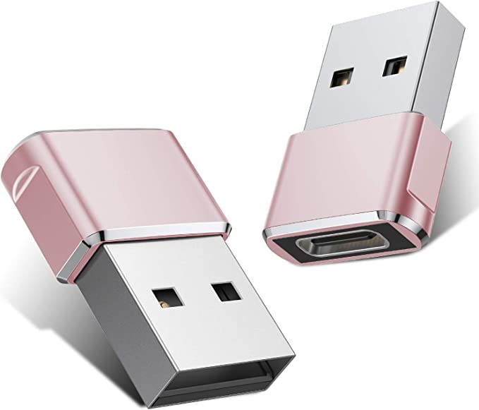 USB to type c adapter-Pink
