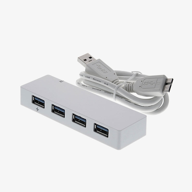 4-IN-1 WHITE USB HUB
