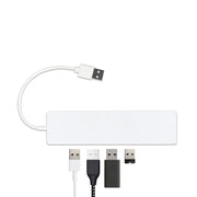 4-IN-1 WHITE USB HUB