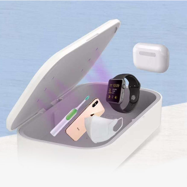 Wireless Phone Charger With UV Sterilizer